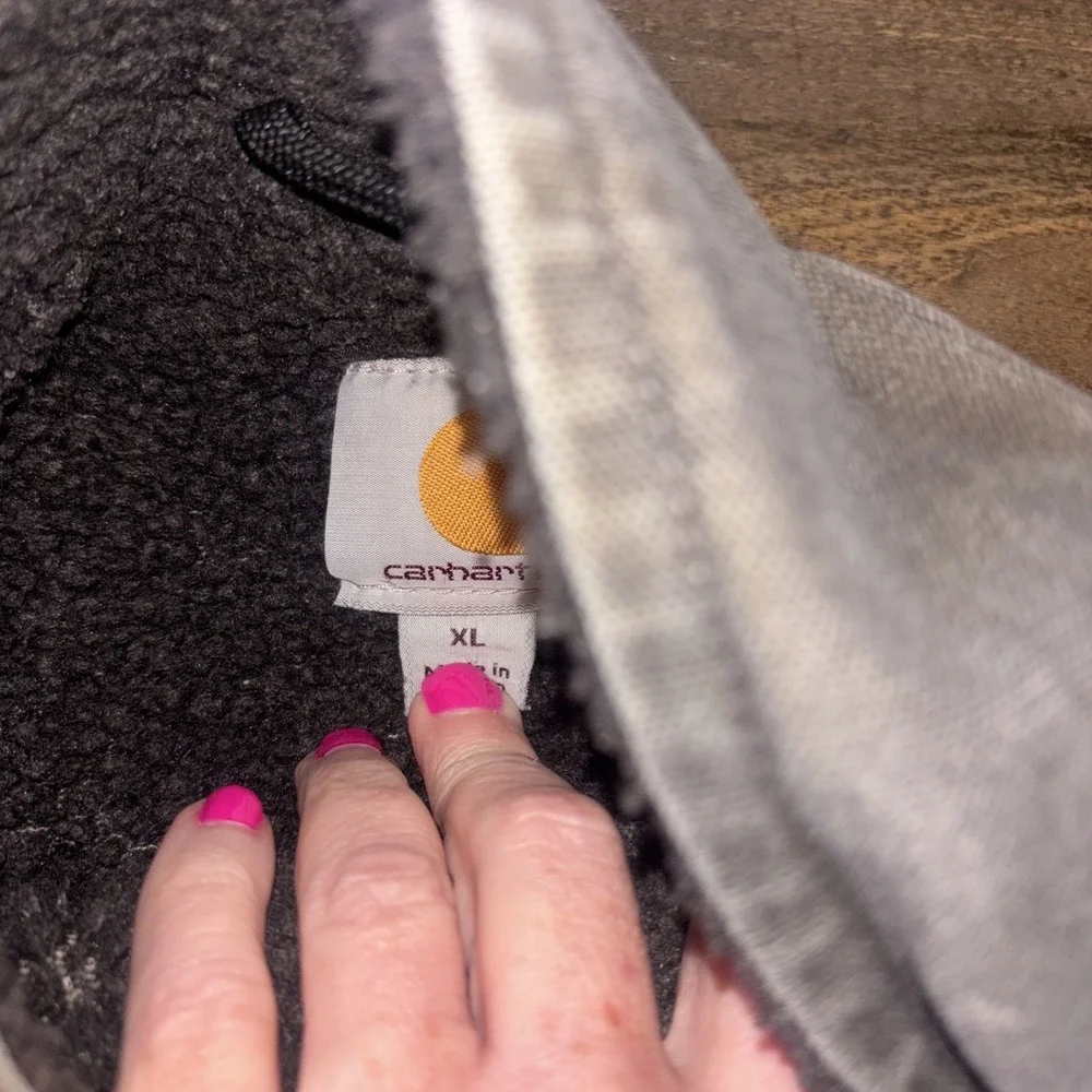 Carhartt Vest Mens XL Sandstone Sherpa-Lined 